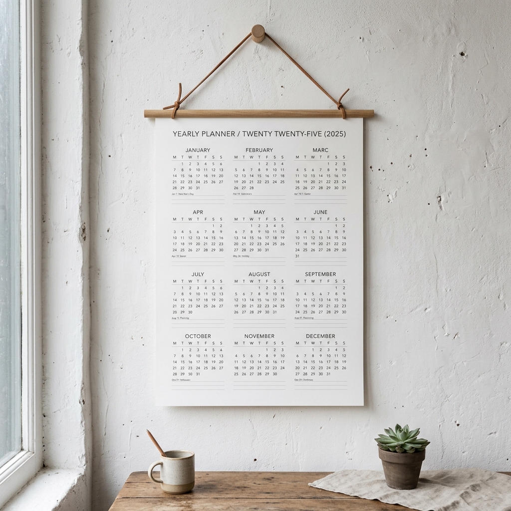 Year-at-a-Glance Poster